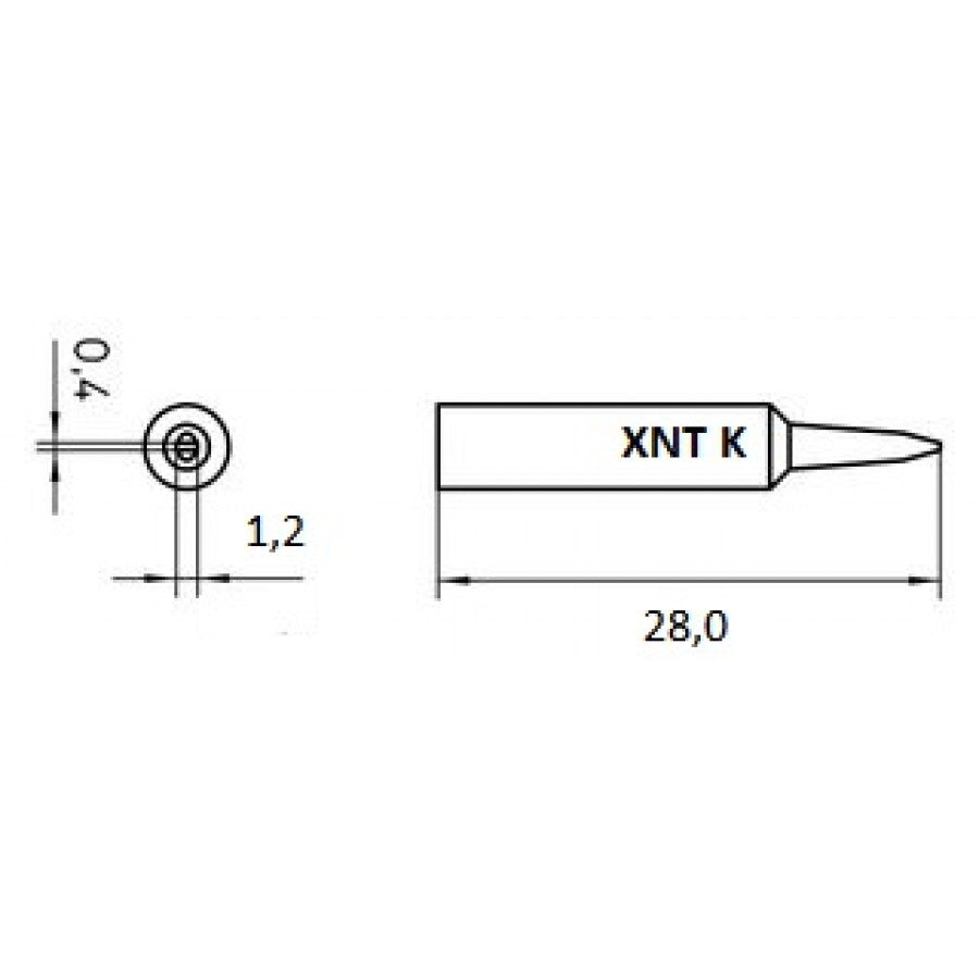 XNTK - Chisel tip XNTK - Chisel tip